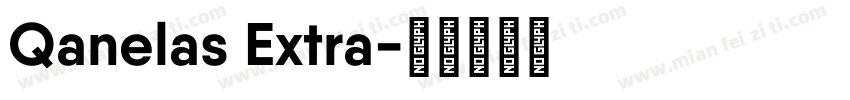 Qanelas Extra字体转换